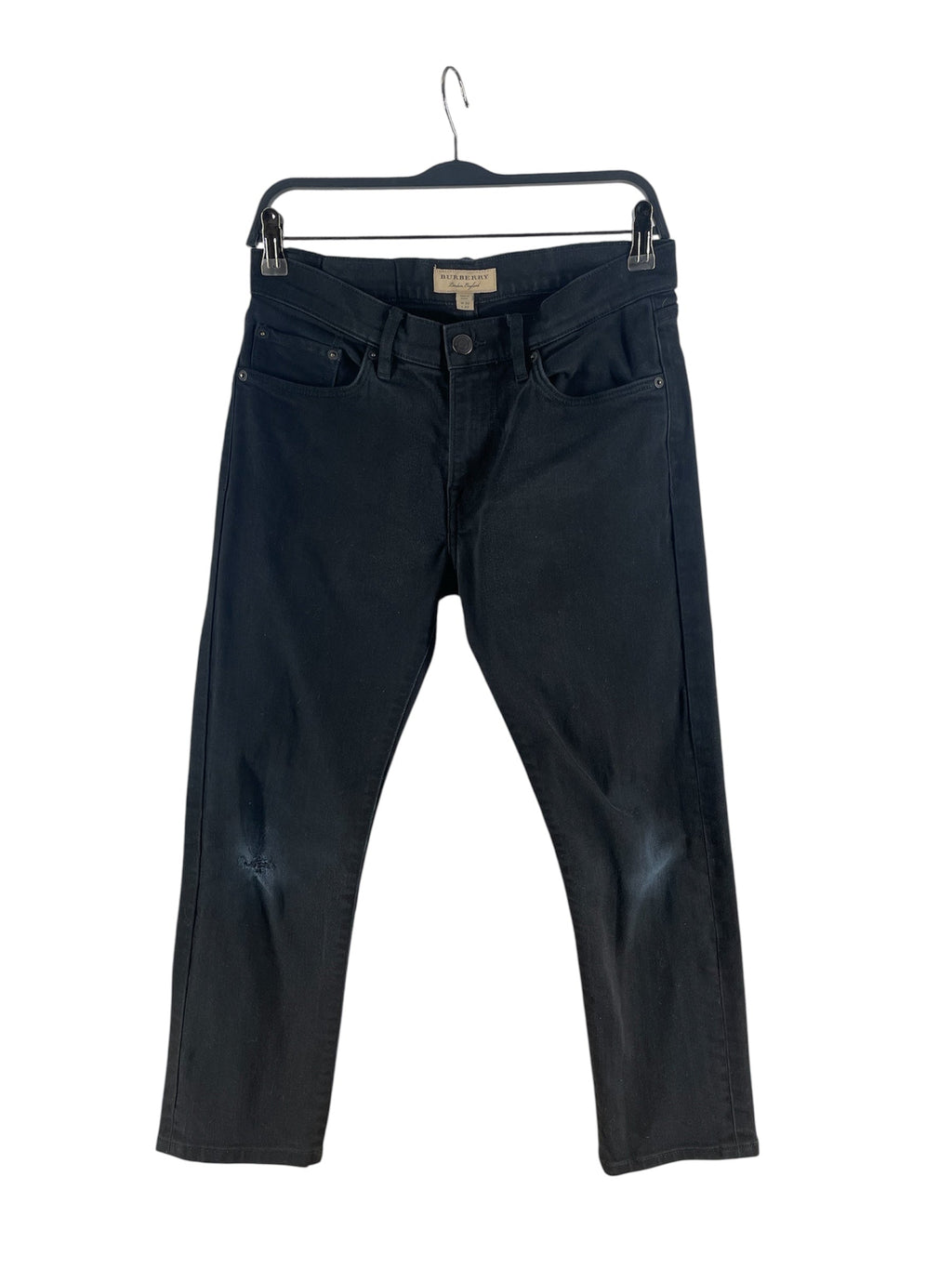 BURBERRY/Straight Pants/30/Denim/BLK/CNZHUFEIZHU