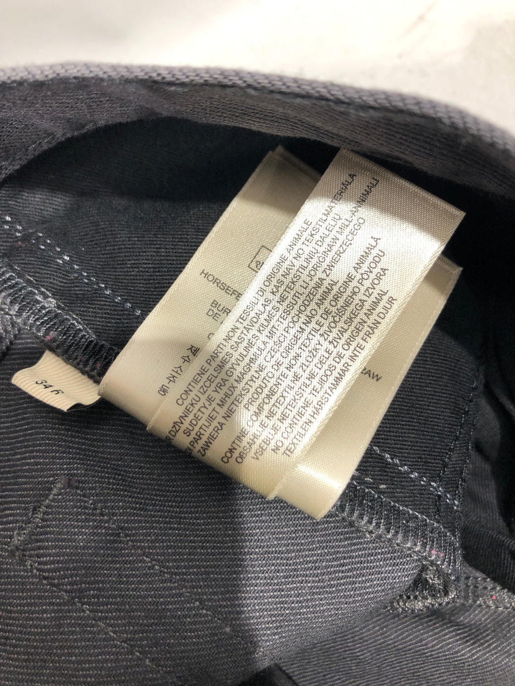BURBERRY LONDON/Pants/34/Cotton/GRY/CLEAN DENIM