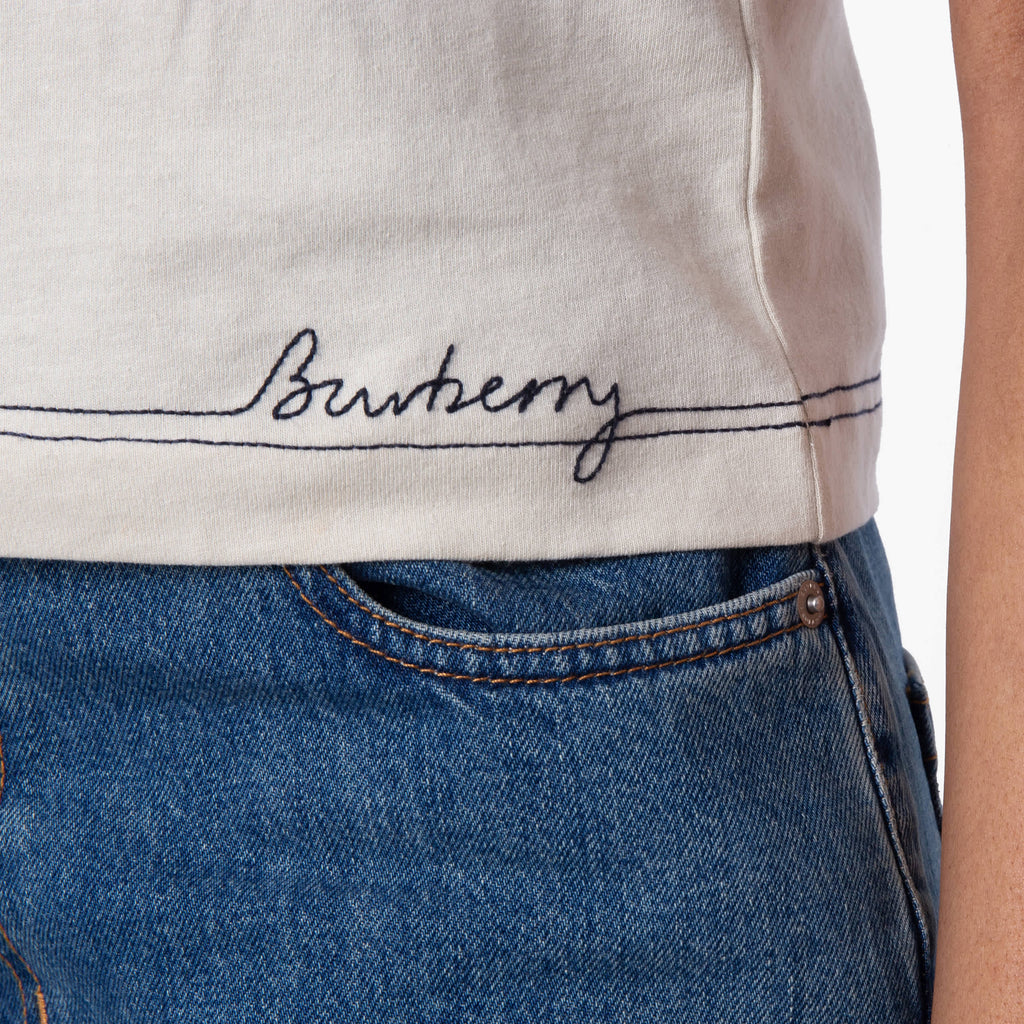 Burberry Short Sleeve Cotton T-Shirt