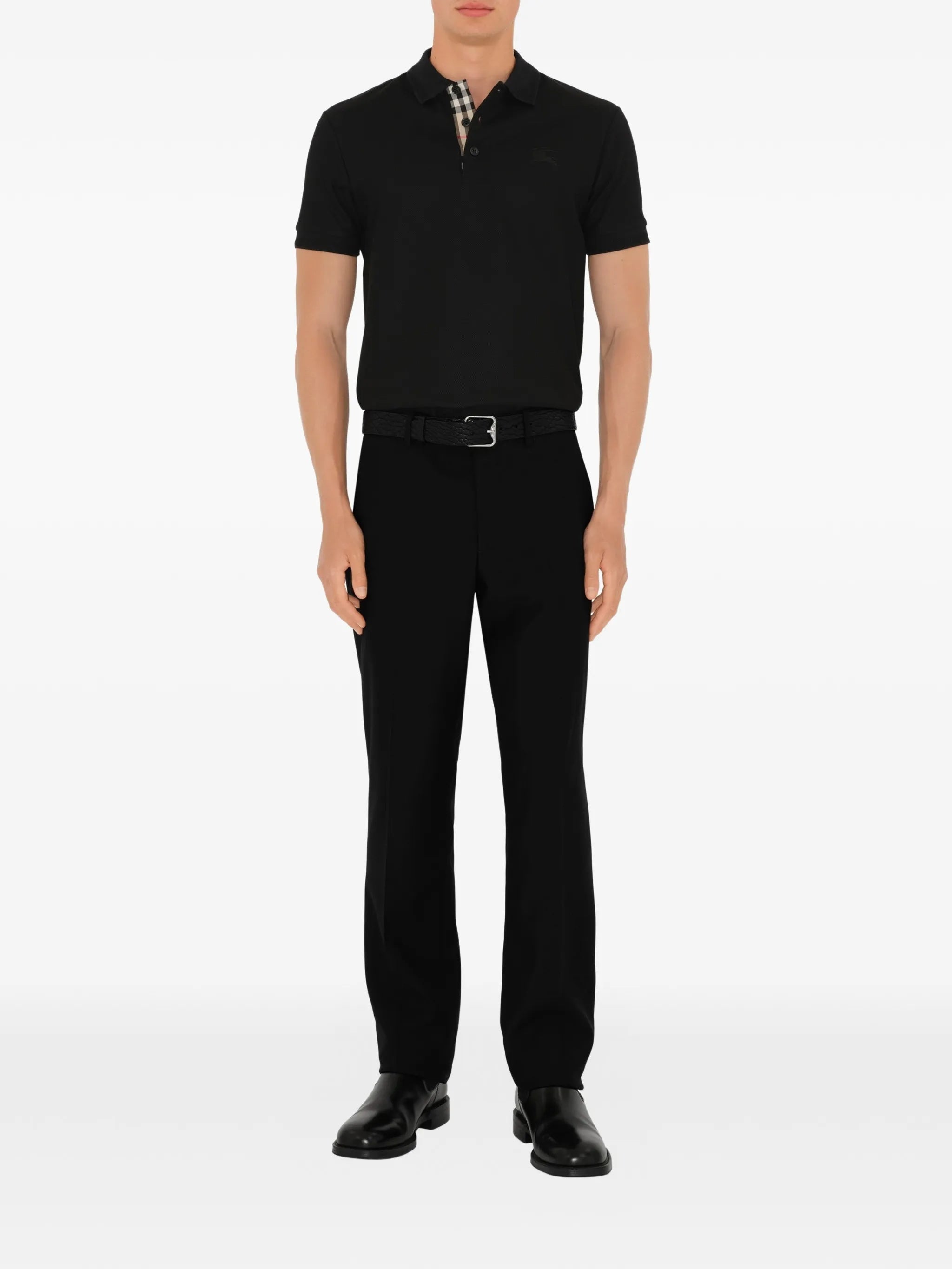 Eddie Check Placket Polo Shirt