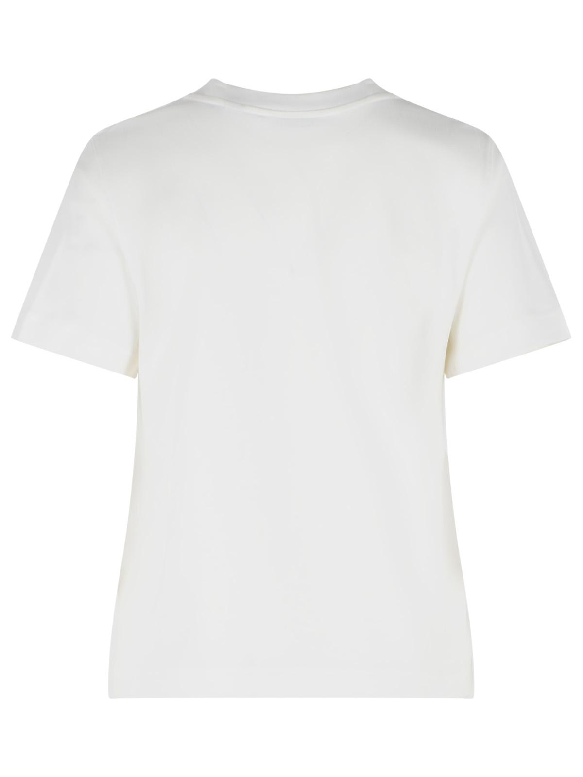 Burberry 'Frankie' White Cotton T-Shirt Women