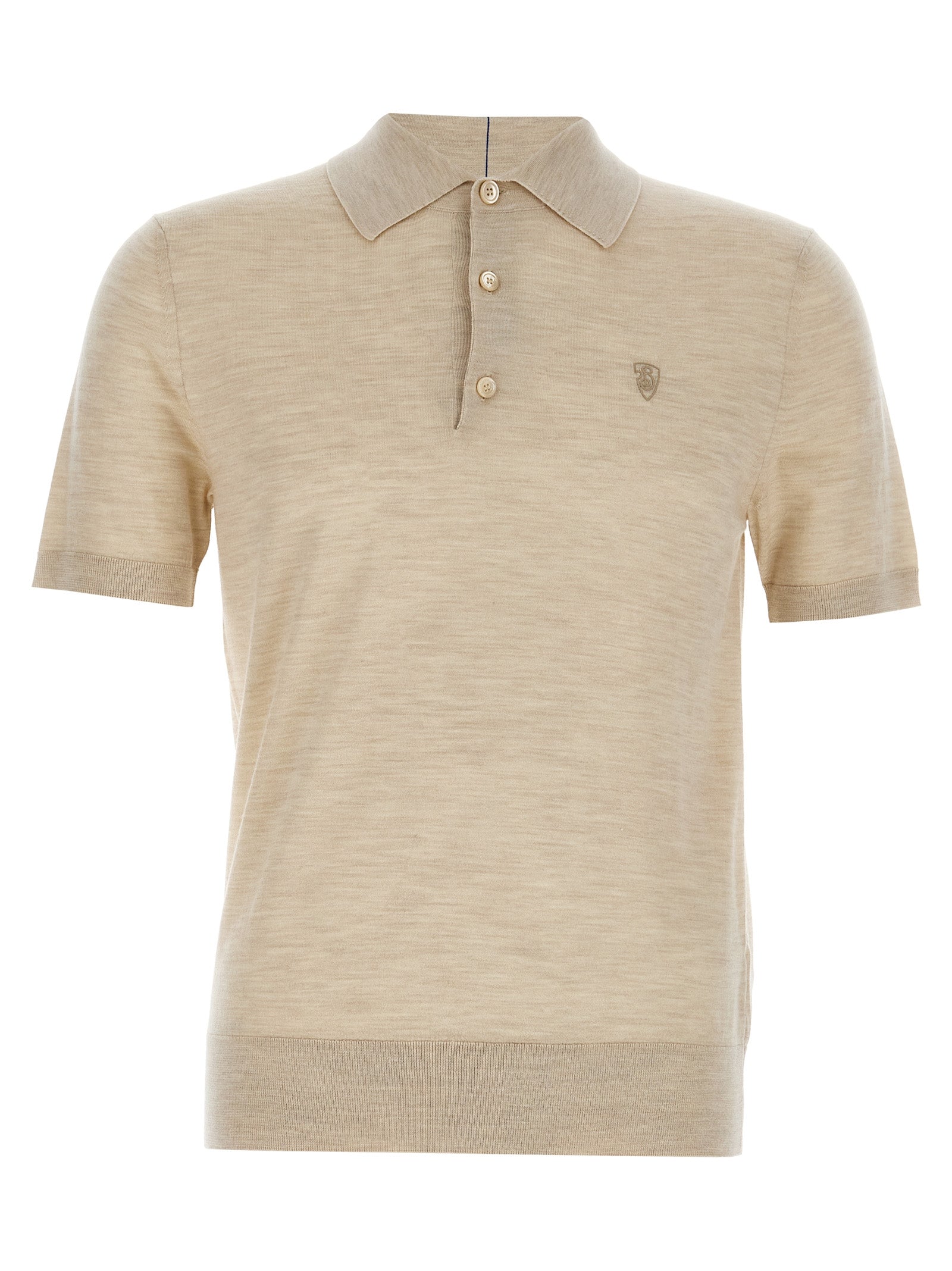 Burberry Men Wool Polo Shirt