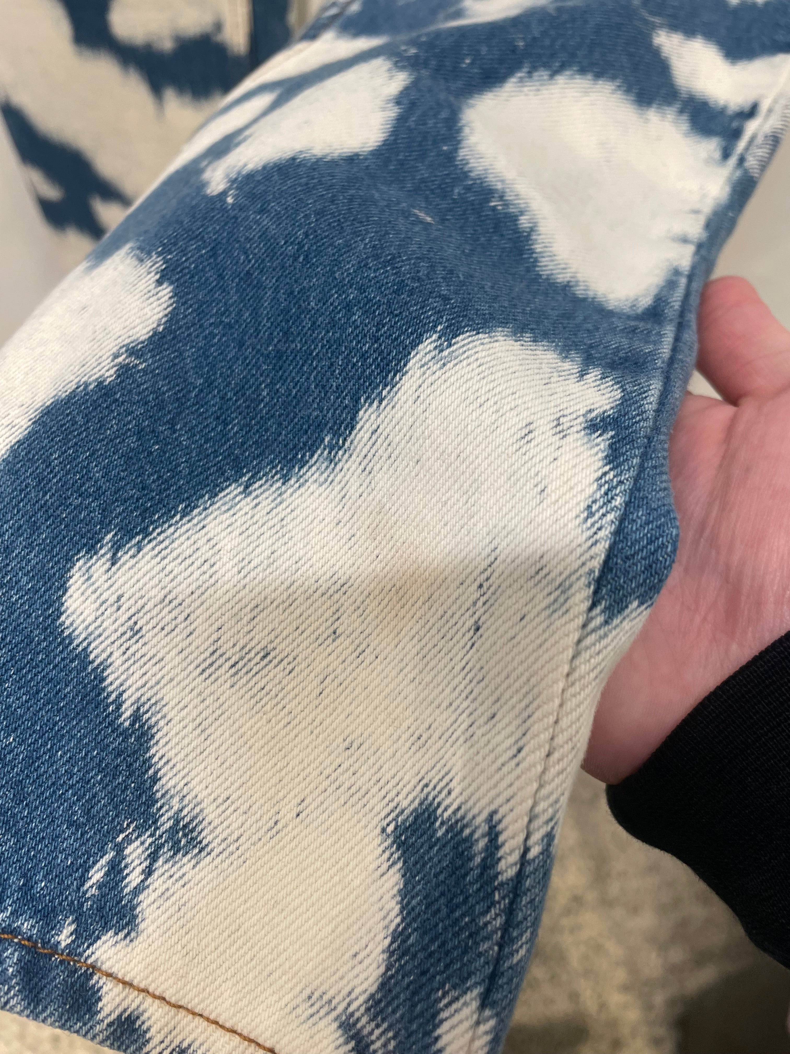 BURBERRY/Pants/27/Denim/BLU/All Over Print/
