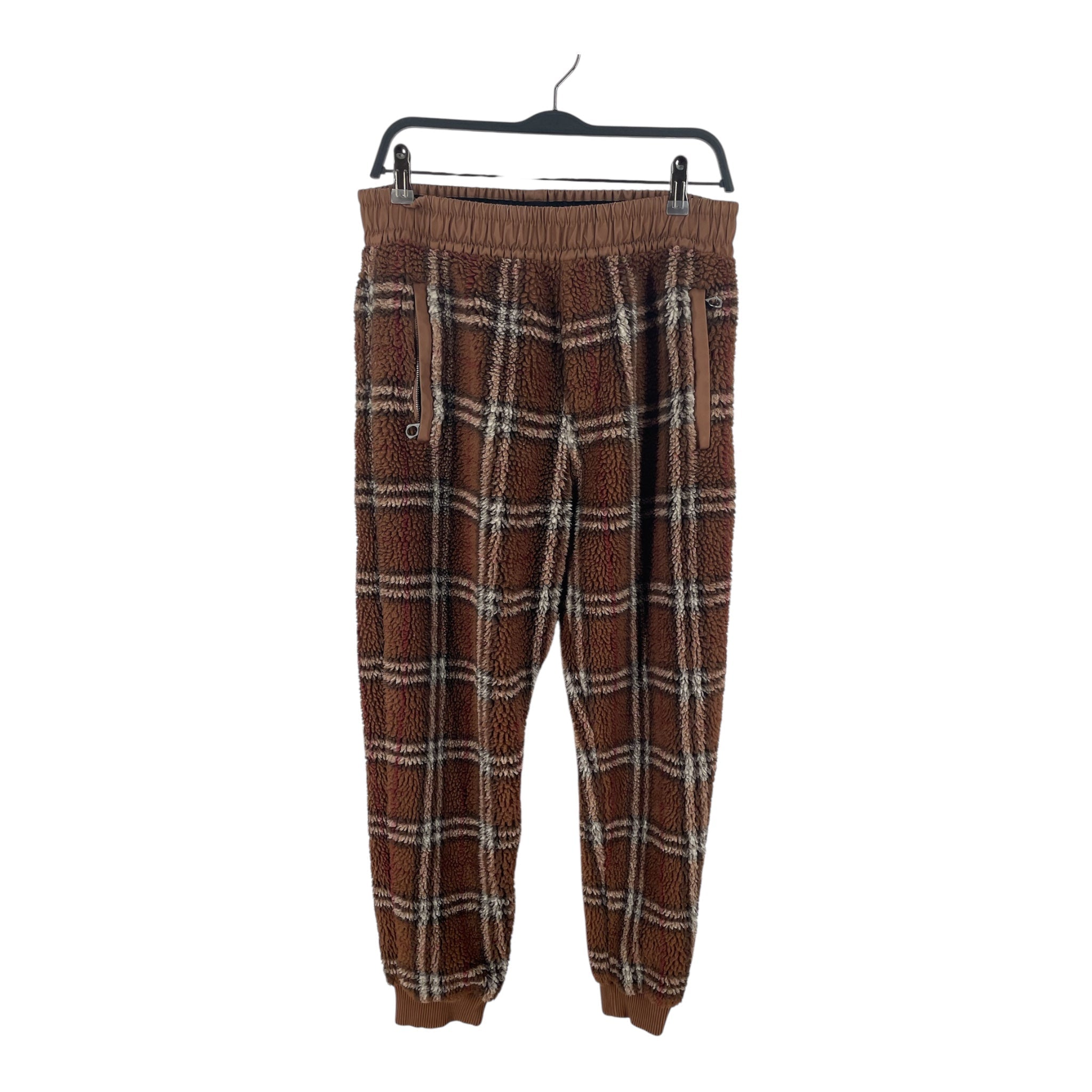 BURBERRY LONDON/Pants/M/Polyester/BRW/Plaid/sherpa joggers