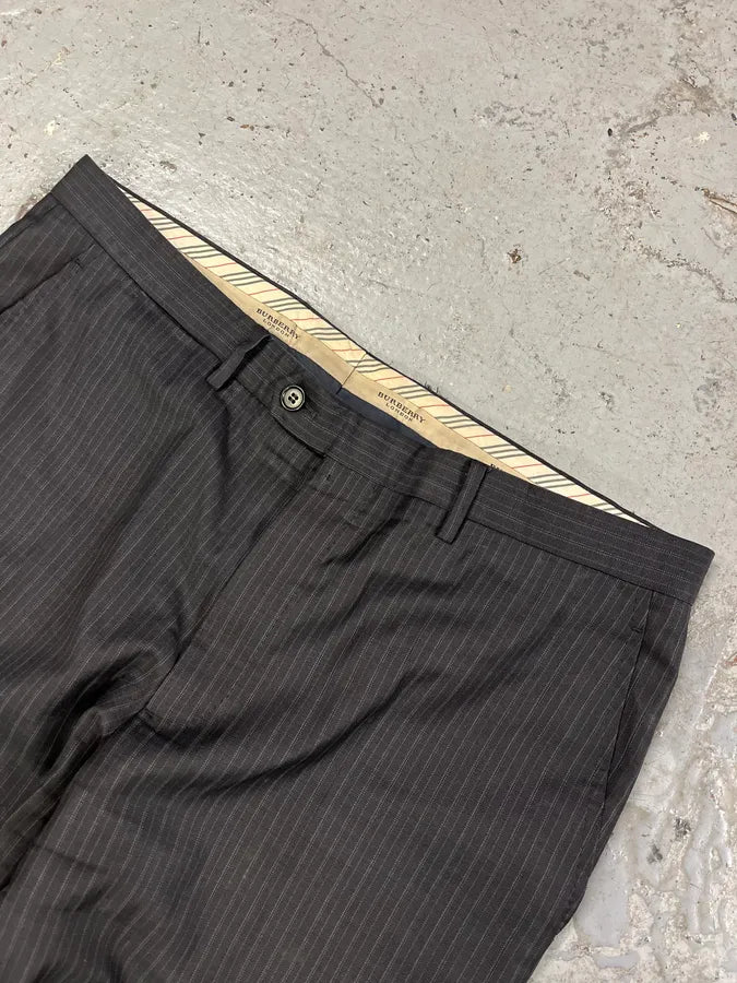 Burberry Black Elegant Pants Suit