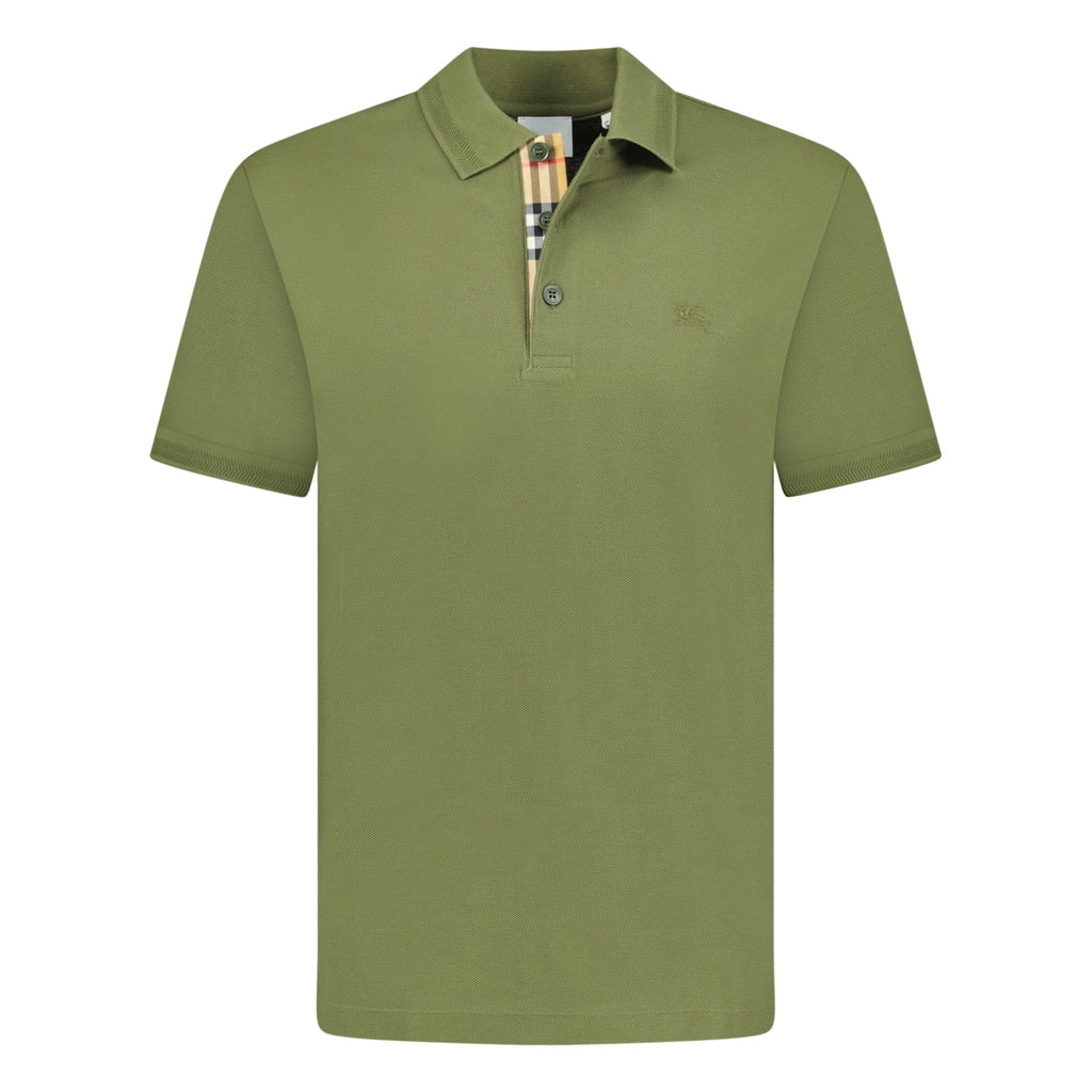 Burberry 'Eddie' Check Polo Khaki