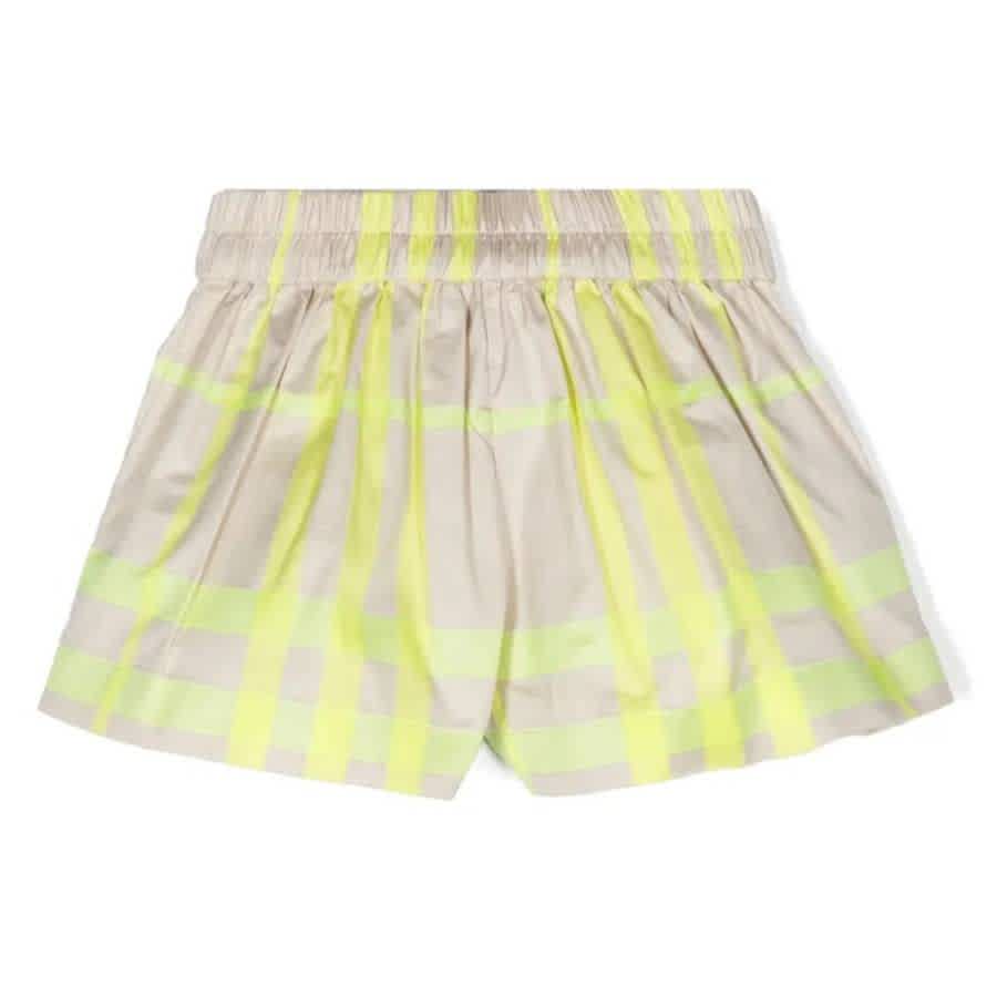 Burberry Toddler Marcy Check Flared Shorts