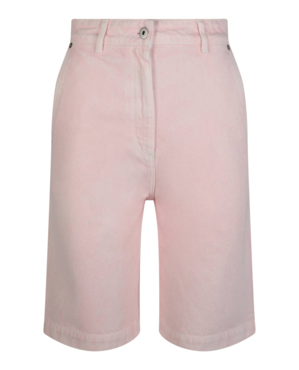 Women's High Waist Bermuda Shorts In Pink