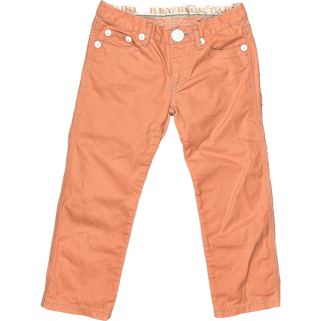 Burberry Blue Label Ladies Sherbet Denim Low Rise Crop Jeans - Size 24