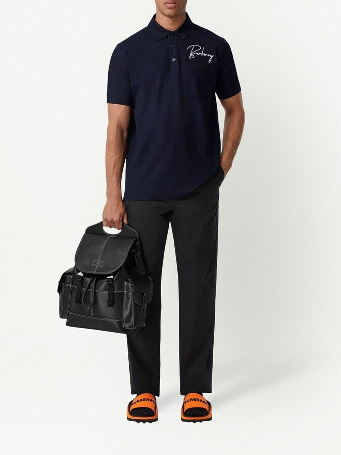 Burberry Signature Polo Shirt Navy